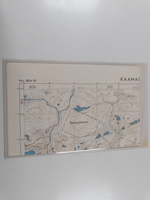 Topografinen kartta 1:20000, N:o 3824 09 : Kaamasmukka