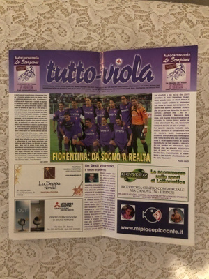 Otteluohjelma: Fiorentina-Juventus 31.08.2008.