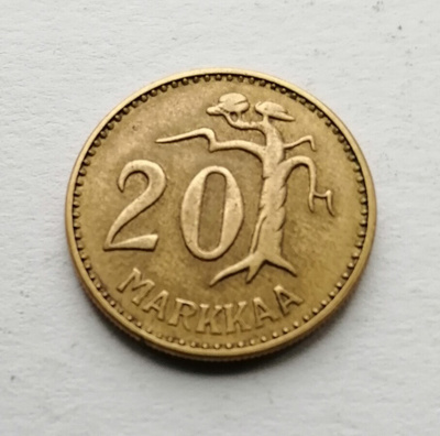 20 markkaa 1958 AlPr