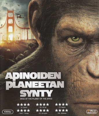 Apinoiden Planeetan Synty  -  (Blu-ray + DVD)