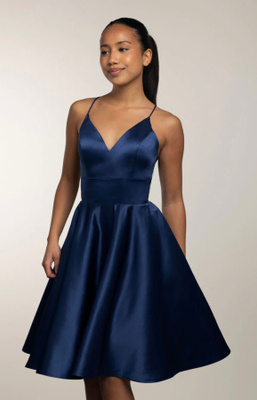 Zazabella: Juhlamekko Softsatin Midnight koko 30