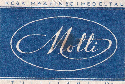 Motti, Tulitikku Oy   s26