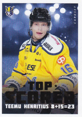 2020-21 Cardset Top Scorer - Valitse ja Poimi Listalta