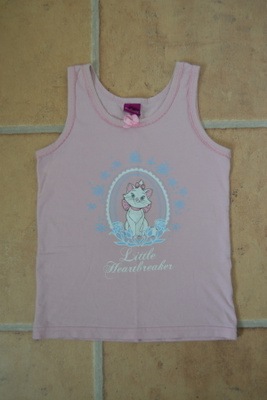 Disney vaaleanpunainen hihaton paita 130cm