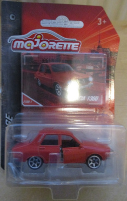 Dacia 1300 Renault 12 Sedan 4D Orange Majorette 210D-1 1:53