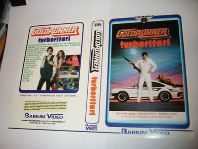 Vhs kansipaperi Fix Goldrunner TURBORITARI  (Sis.postikulut)