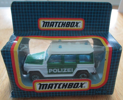 Mercedes-Benz 280 GE 4x4 G-Wagon Matchbox Blue Box MB30 1:64