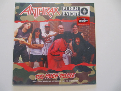 Anthrax & Public Enemy  Too Much Posse Värivinyyli LP