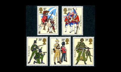 Iso-Britannia 956-60 ** Armeija uniformuja (1983)