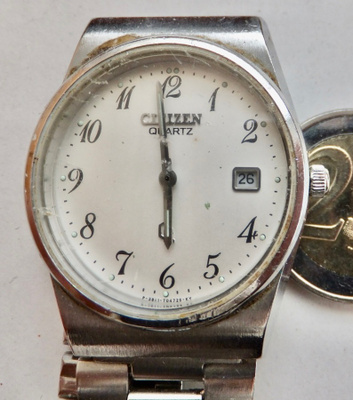 VANHA Kello Citizen Water Resist Alkup. Ranneke