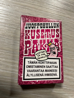 Juoppohullun kusetus korttipakka