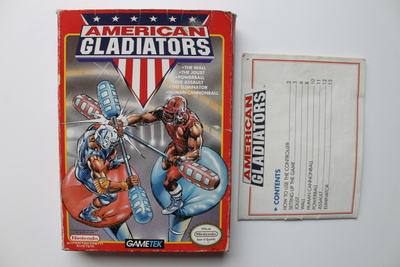 NES American Gladiators (REV-A/USA) *kotelo + ohjeet*