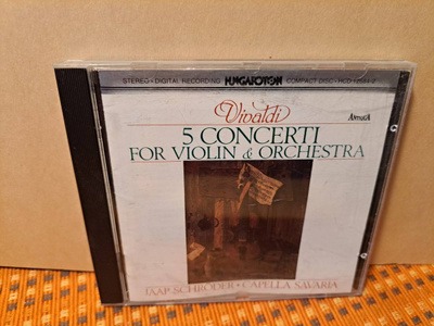 Vivaldi:5 violin concerti-Jaap Schröder-Capella Savaria CD