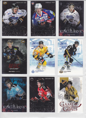 Cardset erikoiskortteja kausilta 2016 - 2019 1 EUR/kpl