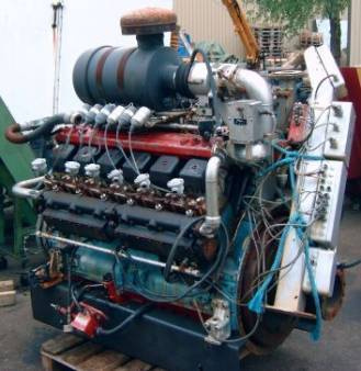 MWM-Deutz V12 Biokaasu moottori
