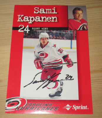 Postikortti Sami Kapanen nimmarilla