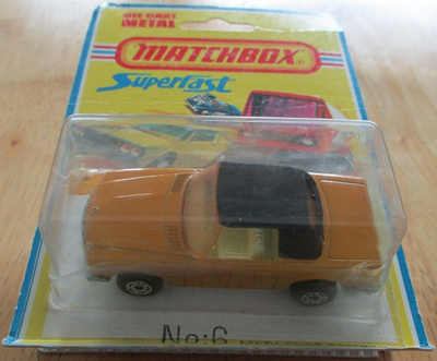 Mercedes-Benz 350 SL Cabriolet Yellow -73 MB6 Superfast 1:64