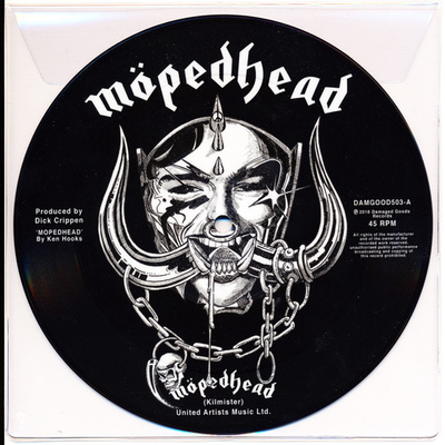 JOHNNY MOPED motorhead / city kids 45 -2018- kuvalevy ltd