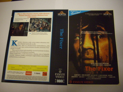 Vhs kansipaperi Fix - THE FIXER (Sis.postikulut)