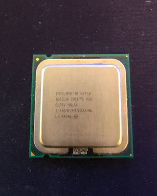 Intel Duo 2 2,66 GHZ prosessori 775 socket kantaan