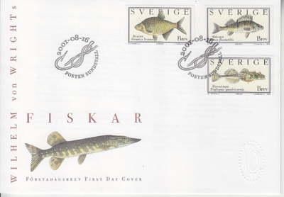 Ruotsi FDC 2001 Kaloja