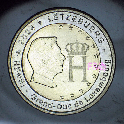 2004 LUXEMBURG 2 € juhlakolikko MONOGRAMMI suoraan rullasta