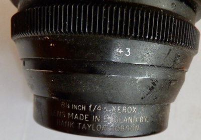 VANHA Objektiivi Rank Xerox Taylor Hobson 8 1/4 inch f=4,5