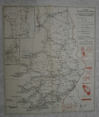 Suomen kartta 1947 (SMY, Turisti 1948)