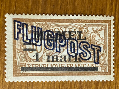 SAKSA 1921 MEMEL LENTOPOSTI**