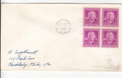 USA FDC 1948  nelilöllä