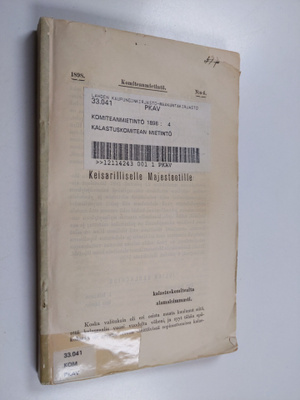 Keisarilliselle majesteetille kalastuskomitealta alamaisi...