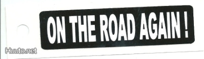 On The Road Again!  - Uusi prätkätarra