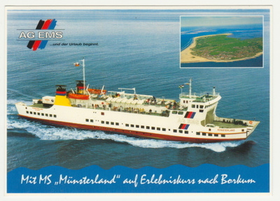 Laivakortti MS Münsterland