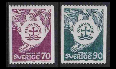 Ruotsi 612-3 ** Kirkkojen maailmankokous (1968)