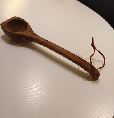 Hieno puinen löylykauha, 37 cm