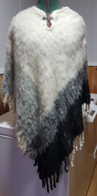 Huovutettu Poncho vintage