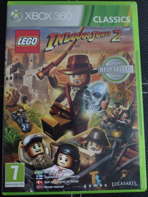 Xbox 360 Lego Indiana Jones 2 The Adventure Continue
