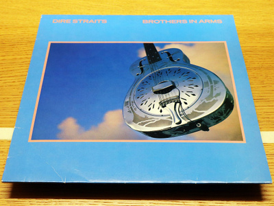 Dire Straits - Brothers In Arms LP 1985 suomipainos