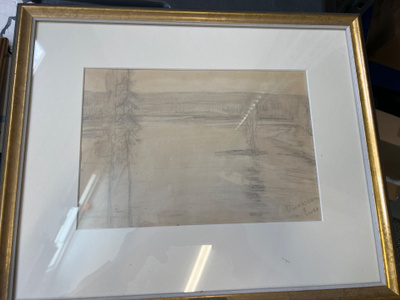 Victor Westerholm study/luonnos Enso, Vuoksen