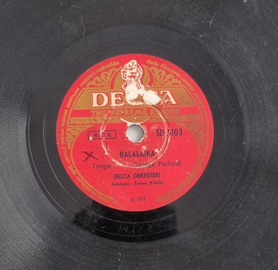 Savikiekko 1950 - Decca orkesteri - Decca SD 5103