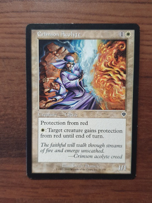 Magic the Gathering Crimson Acolyte