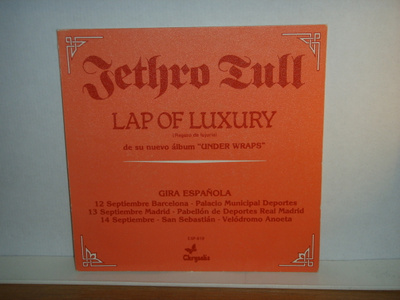 Jethro Tull 7" Lap Of Luxury/Astronomy (ps)