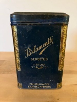 Parlamentti-kahvipurkki