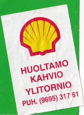 Ylitornio, SHELL , Huoltamo Kahvio    1/9