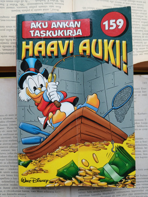 Aku Ankan taskukirja • 158-159: Haavi auki; Yli esteiden