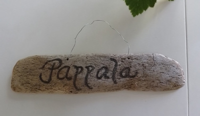 Pappala- kyltti