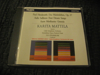 Hindemith, Sallinen (Mattila, Söderblom, Lahti SO 60 vuotta)
