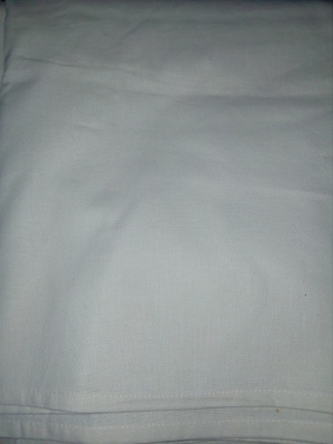 Luonnonvaalea lakanakangas 135x235cm