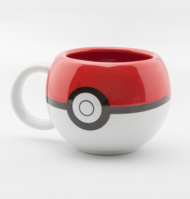 POKEMON POKEBALL 3D MUKI	(46 590)	lev. n.10cm, 445ml, cerami