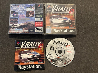 V-Rally 2 - Championship Edition PS1 (Suomijulkaisu)